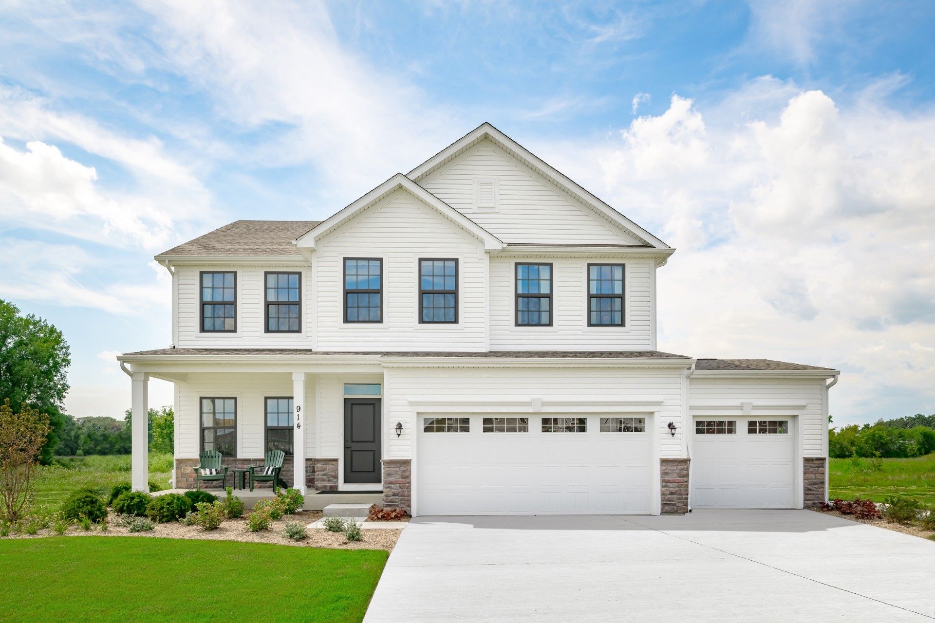 Discover unique, spacious homesites in Olmsted Falls with 3 car garage options!