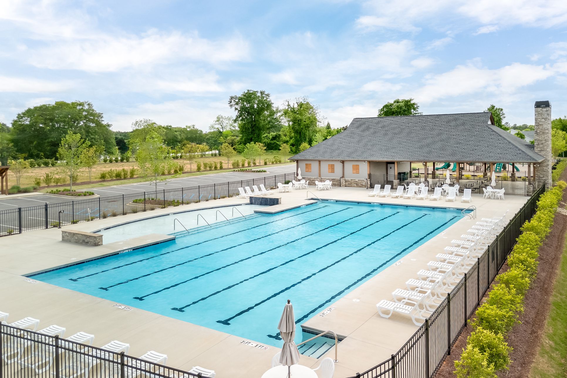 Amenities featuring: pool, cabana, pickleball courts, and pocket parks