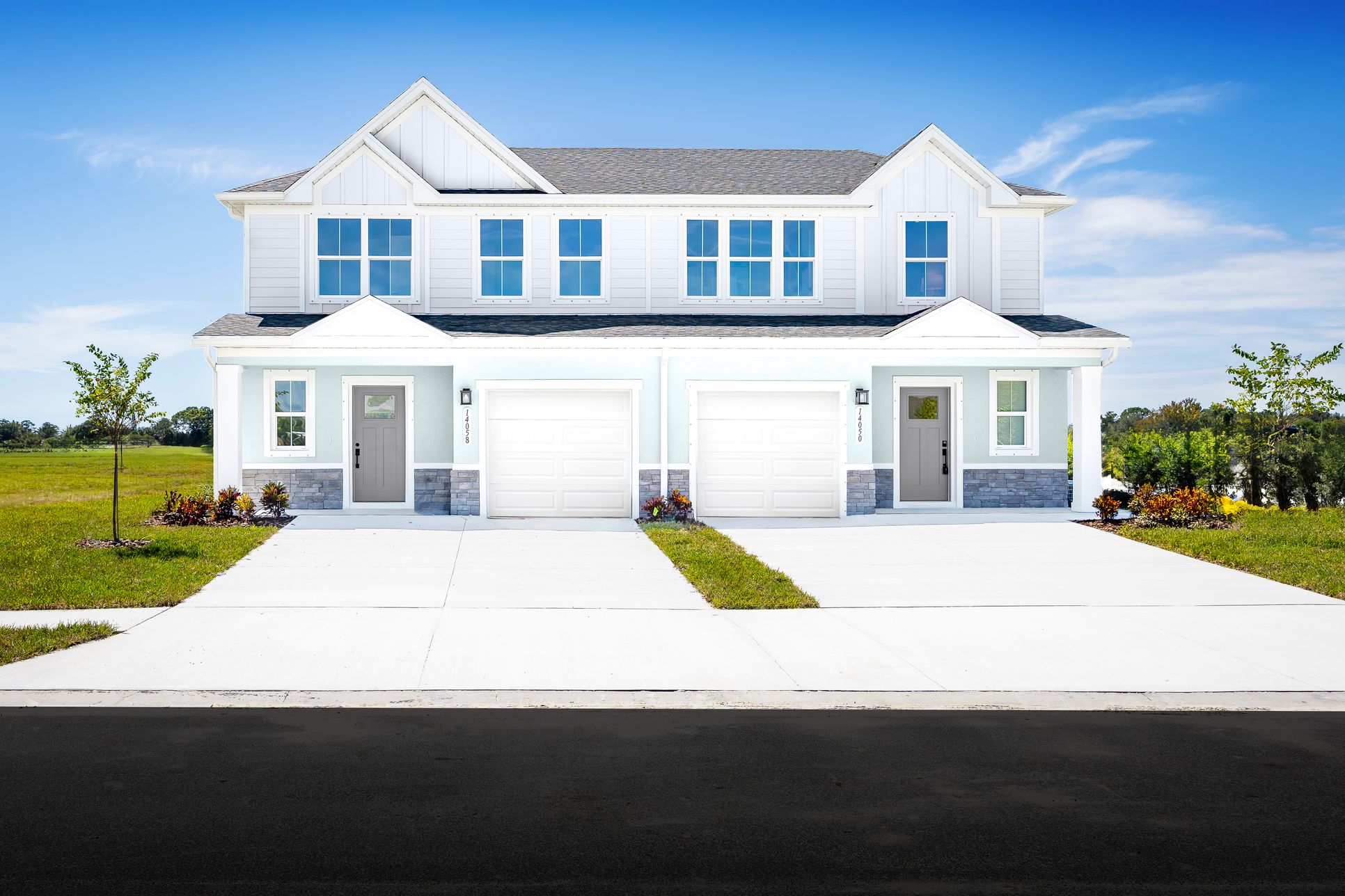 Own a brand-new villa with a first-floor owner's suite, 2-car driveway & no CDD fees.