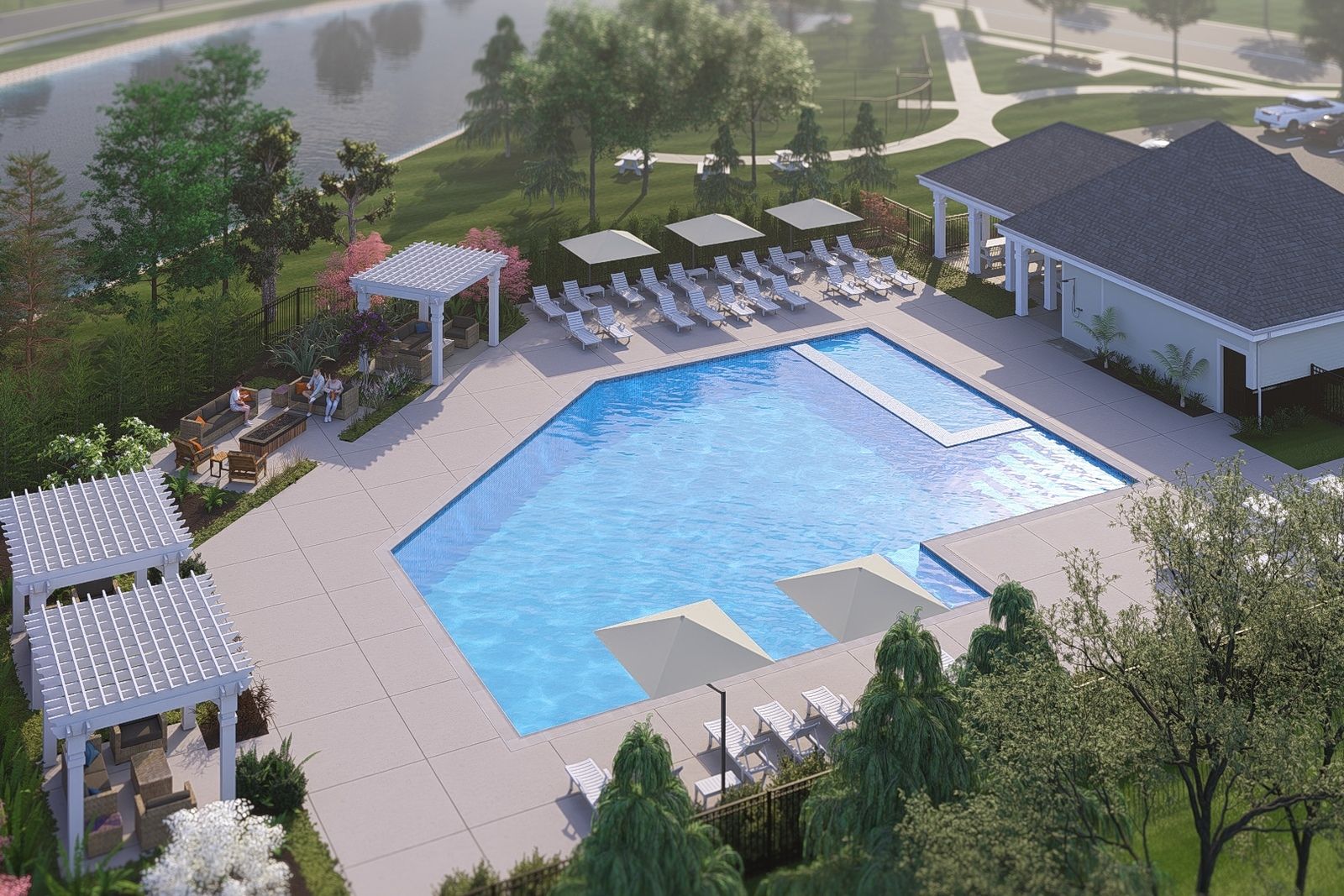 RESORT-STYLE COMMUNITY POOL & DOG PARK COMING SOON:Soak in the Carolina sunshine and meet the neighbors at our resort-style community pool & cabana. Click here to schedule a visit to learn more about these incredible amenities.