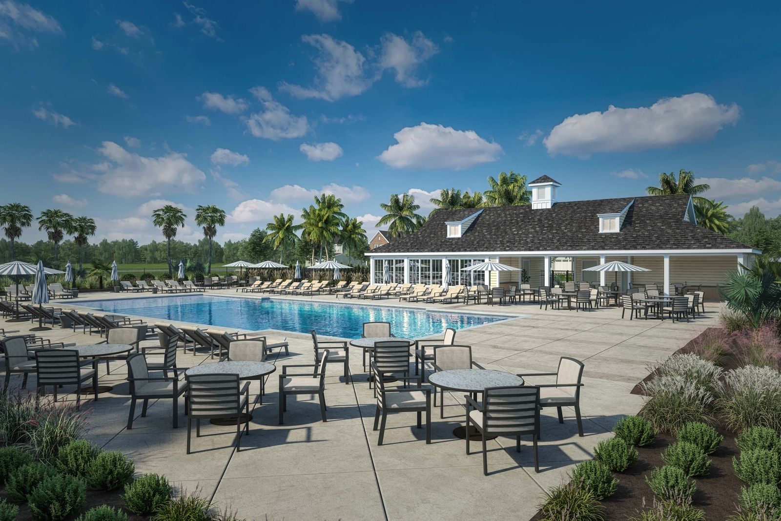 Relax, connect, and recharge with a pool, fitness center, bark park, and more.