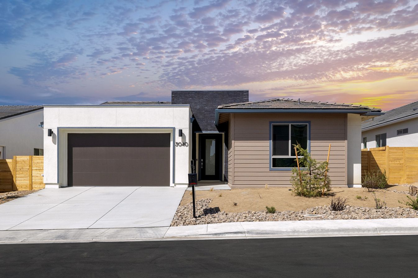 Homesite 702 at The Heights Front Exterior View:Front Exterior View