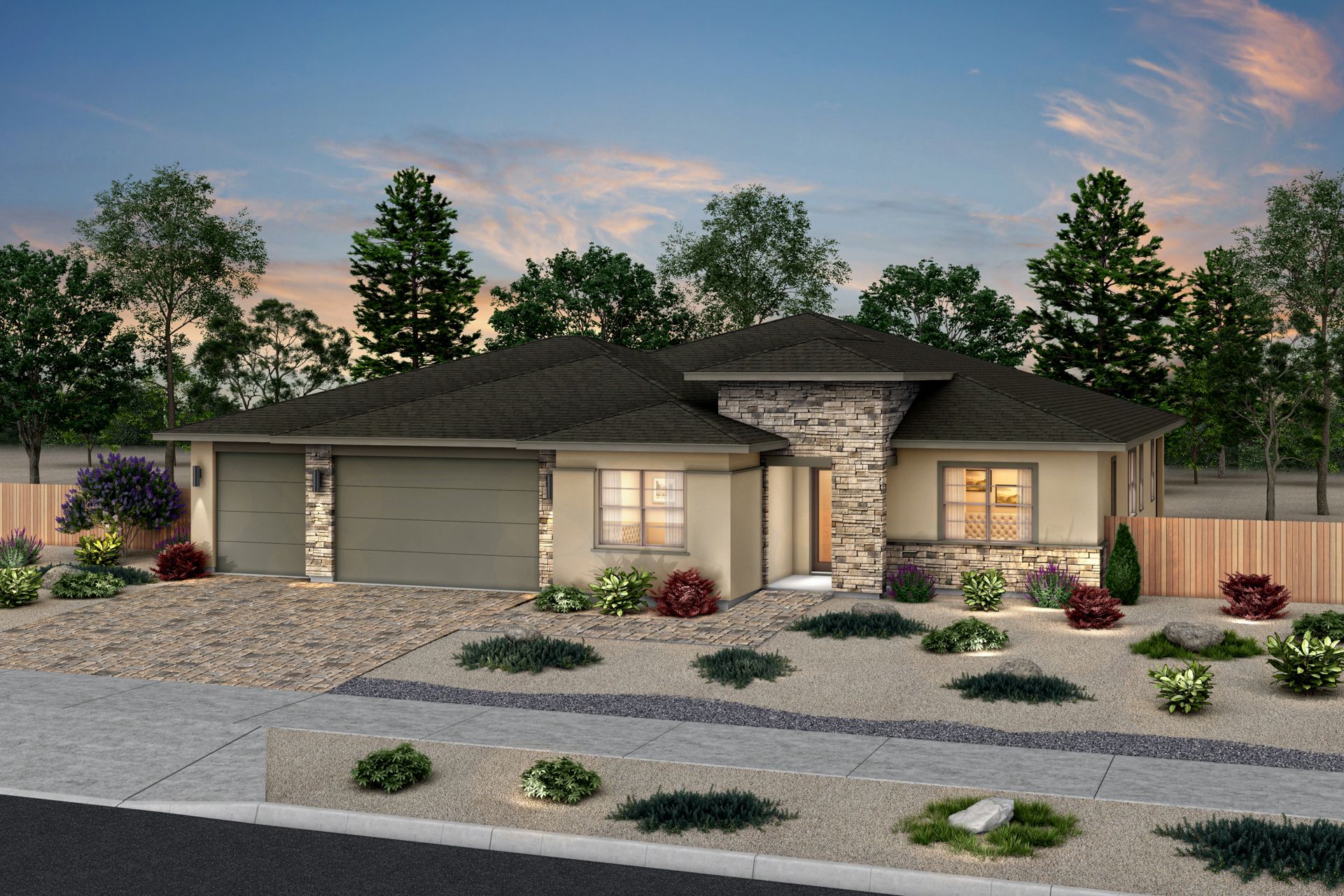 Shadow Hills: Plan 1 -Desert Contemporary, Scheme 11:Plan 1 -Desert Contemporary, Scheme 11