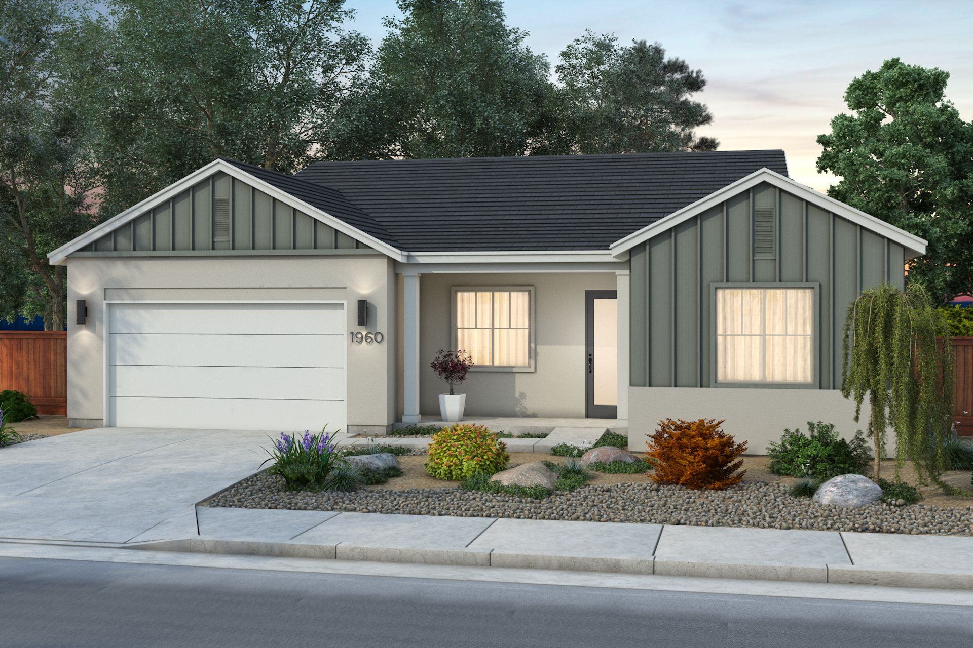 Exterior:Modern Farmhouse - Scheme 7