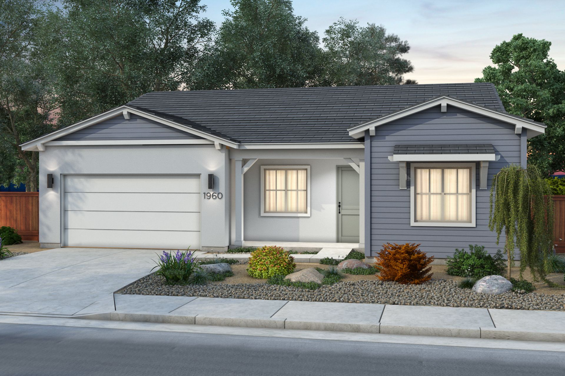 Exterior:Modern Ranch - Scheme 6