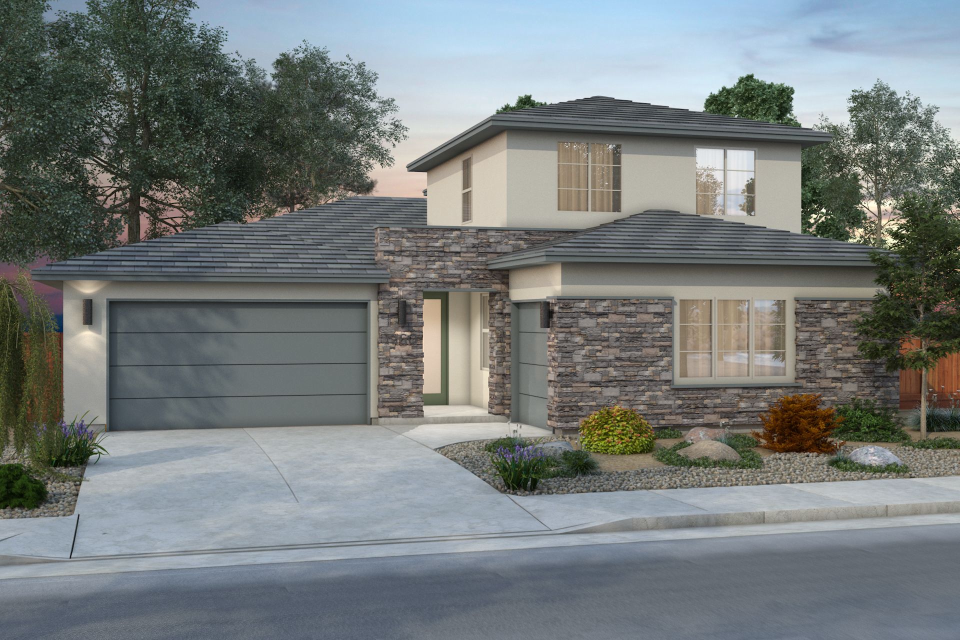 Exterior:Desert Contemporary - Scheme 9