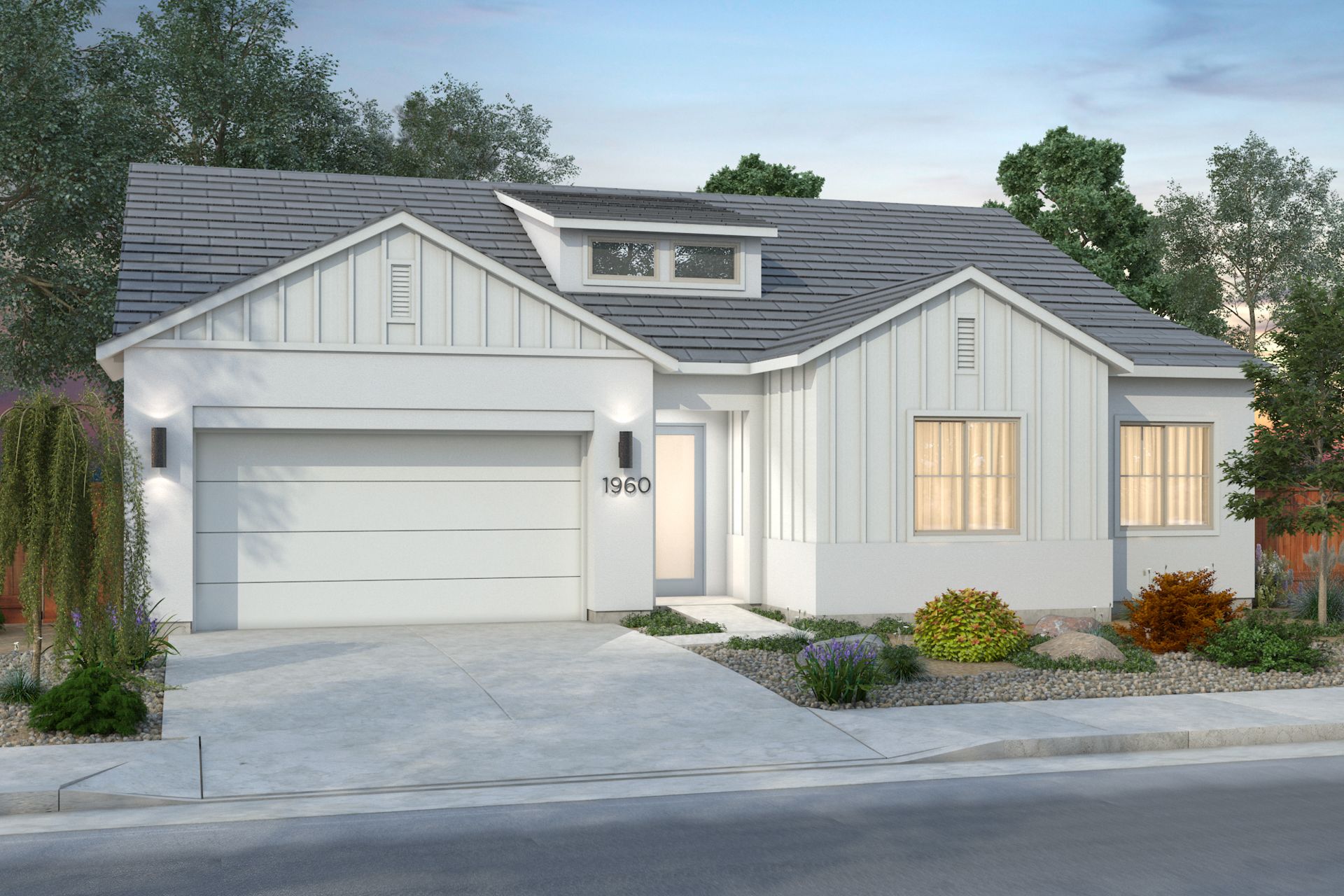 Exterior:Modern Farmhouse - Scheme 1