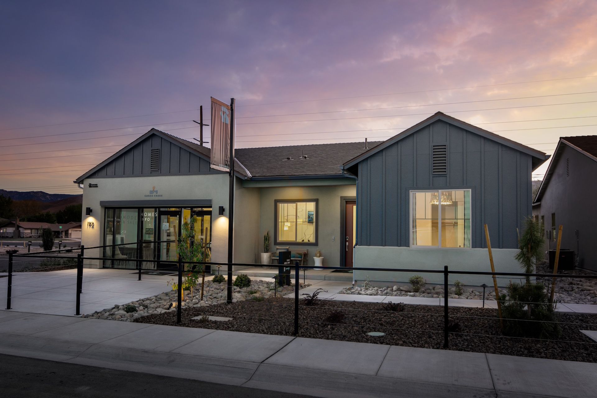 Cross Creek Plan 2 Mode Home - Modern Farmhouse in Color Scheme 5:Modern Farmhouse Plan 2 in Color Scheme 5