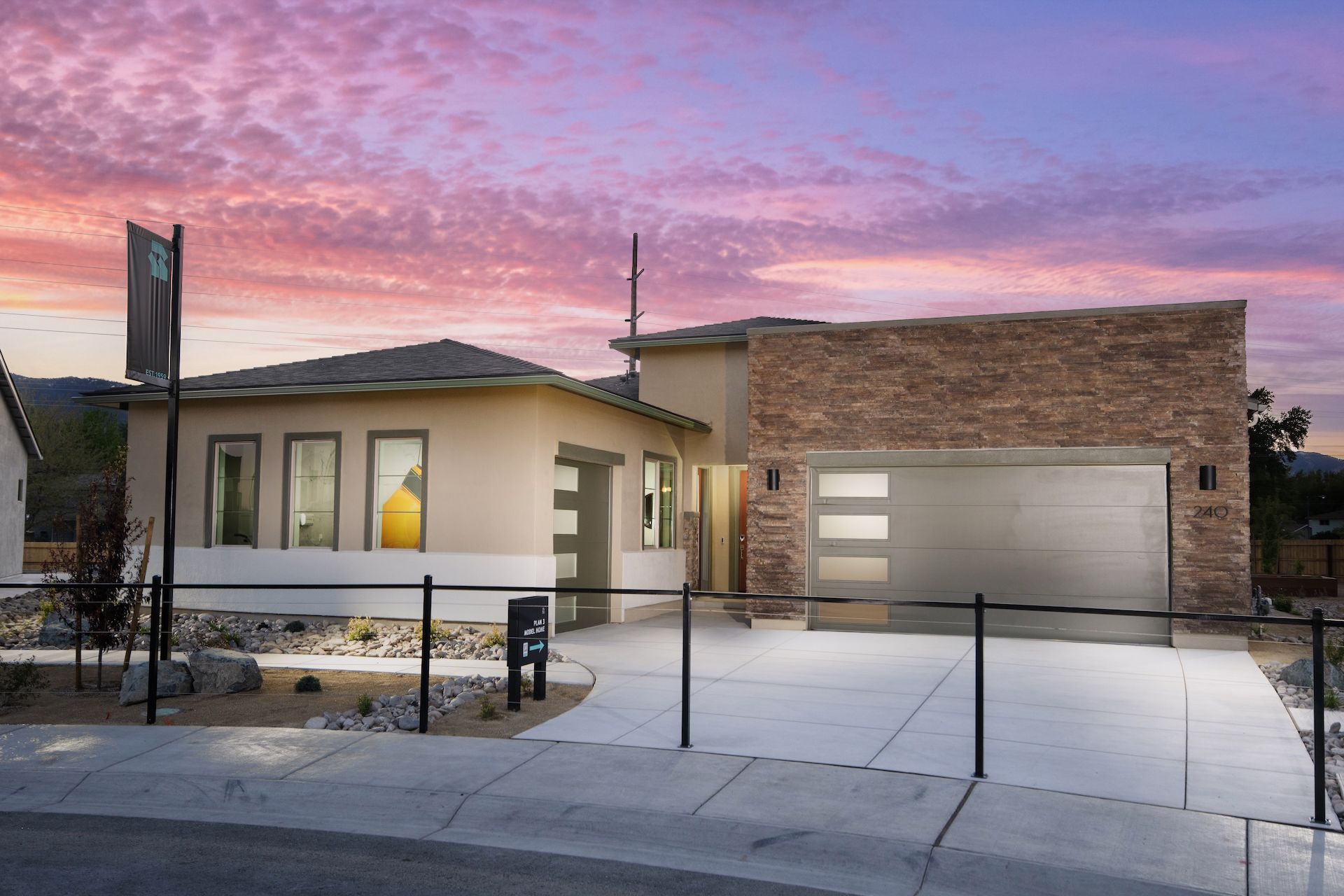 Exterior:Plan 3 Model Home