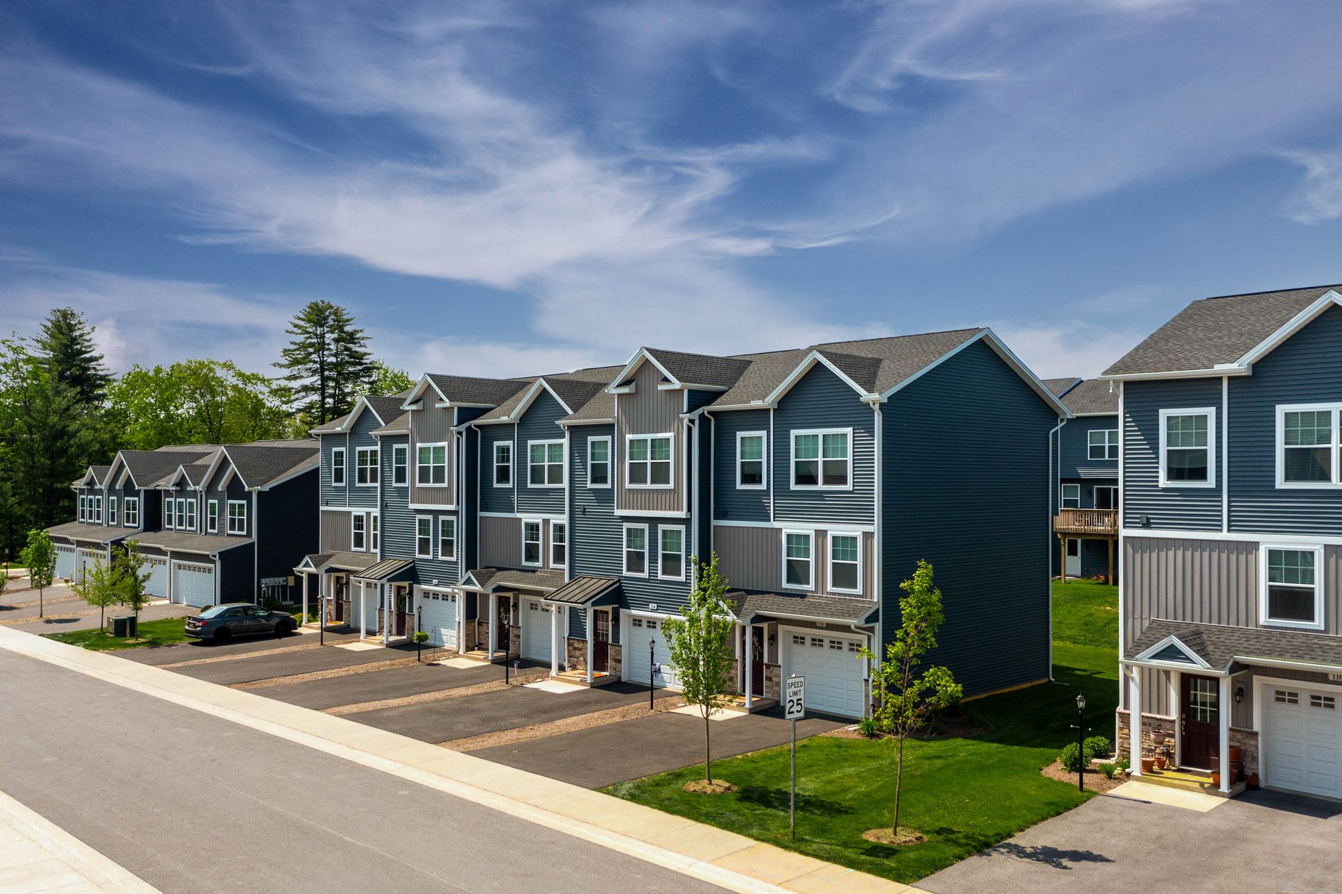 Grays Pointe community in State College, PA - aerial view
