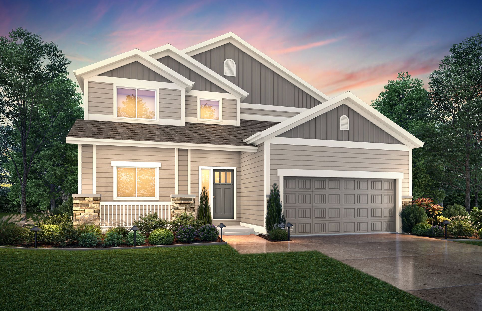 Elevation A:Sanford