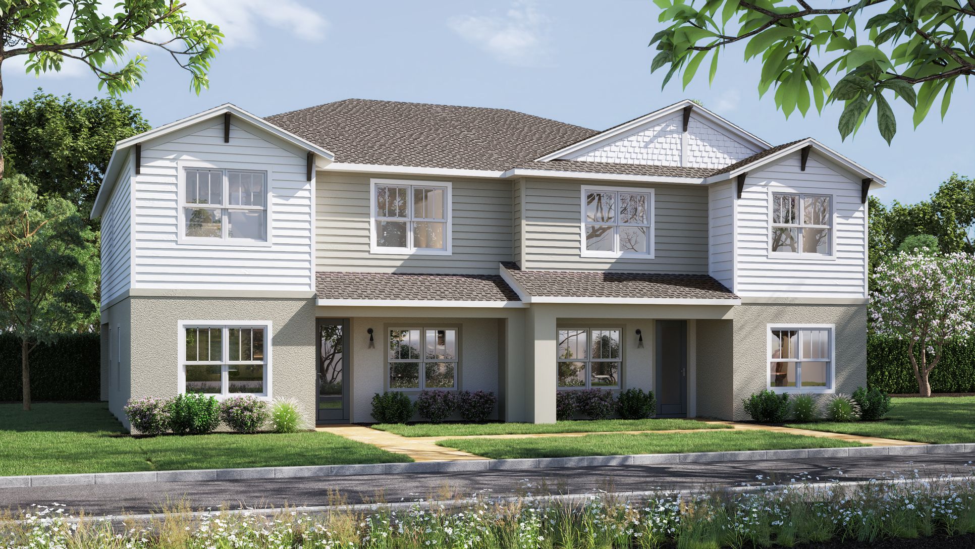 Craftsman Contemporary A:Timberland - Two Story Villa