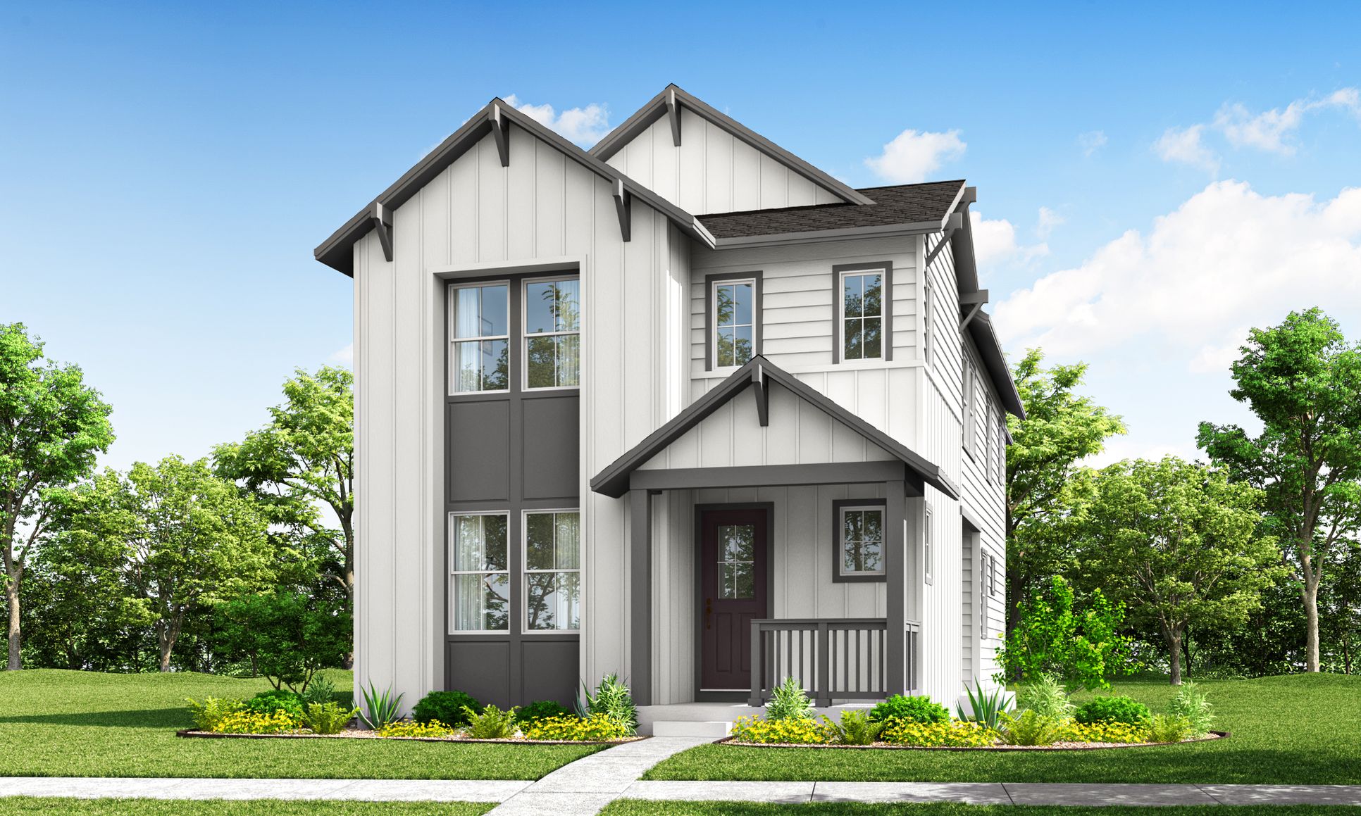 Exterior:ELEVATION A (FARMHOUSE)