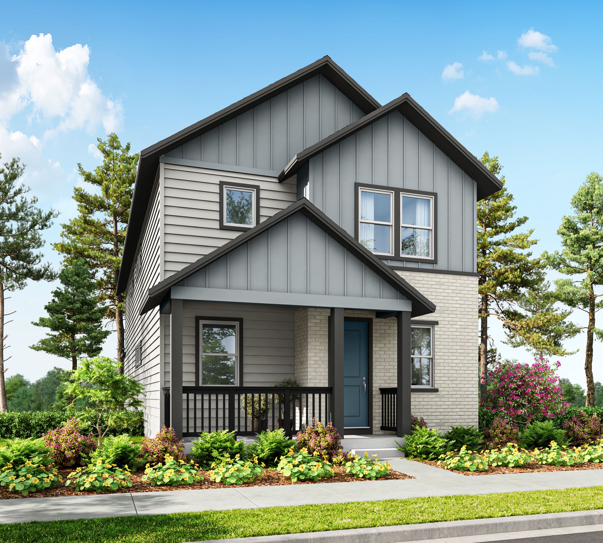 Exterior:Elevation A Farmhouse