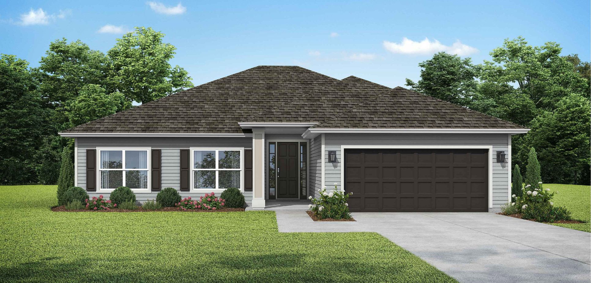 Elevation A:Greenwood