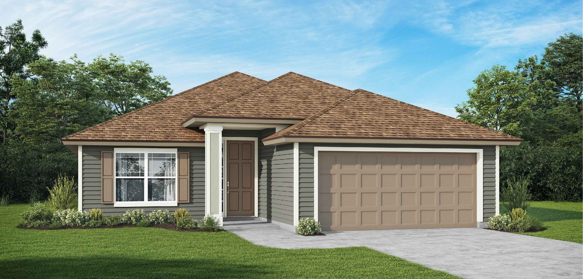 Elevation A:Hillcrest