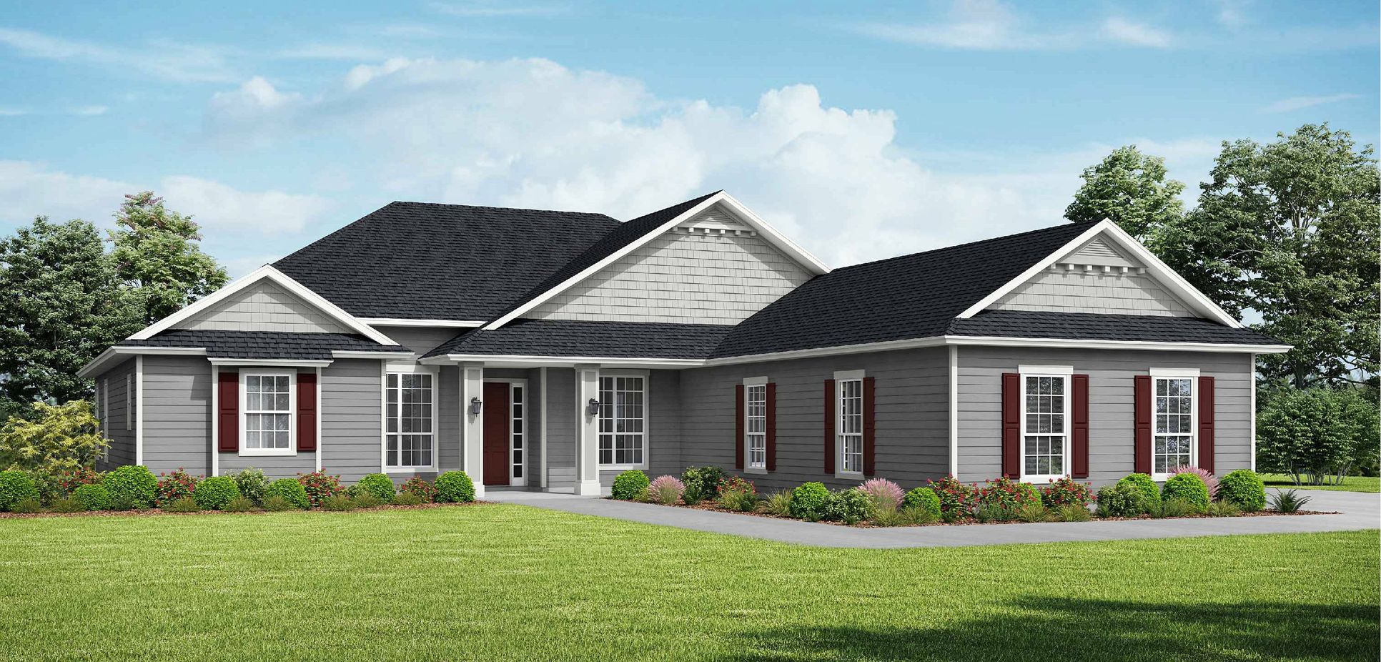 Elevation A:Rosewood at ECE