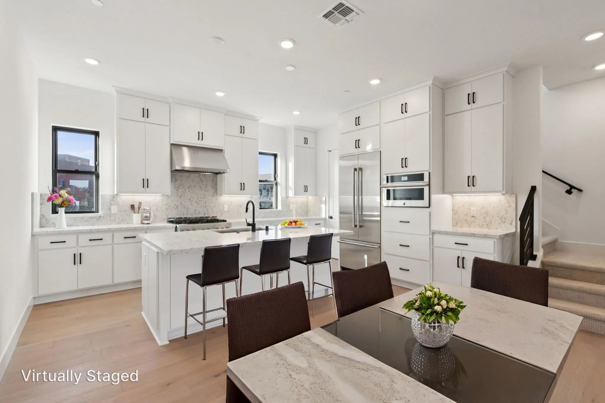 Rooftops Homesite 603 Kitchen Virtually Staged:Rooftops Homesite 603 Kitchen Virtually Staged