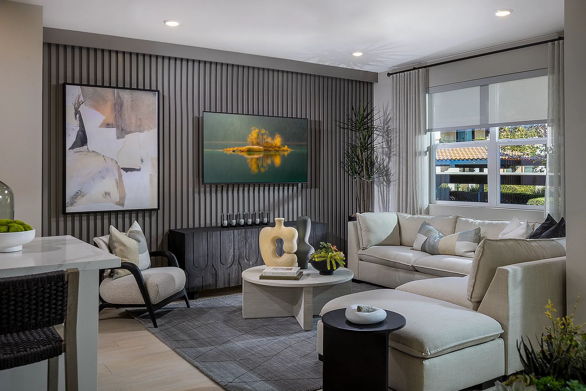 Plan 2 Living Room:Plan 2 Model Living Room