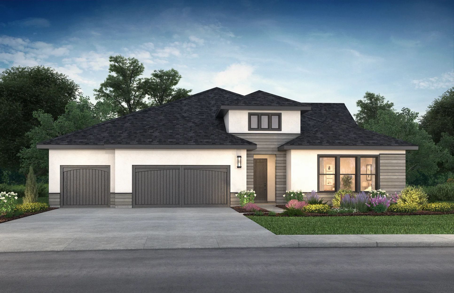 Plan 6029 elevation D rendering