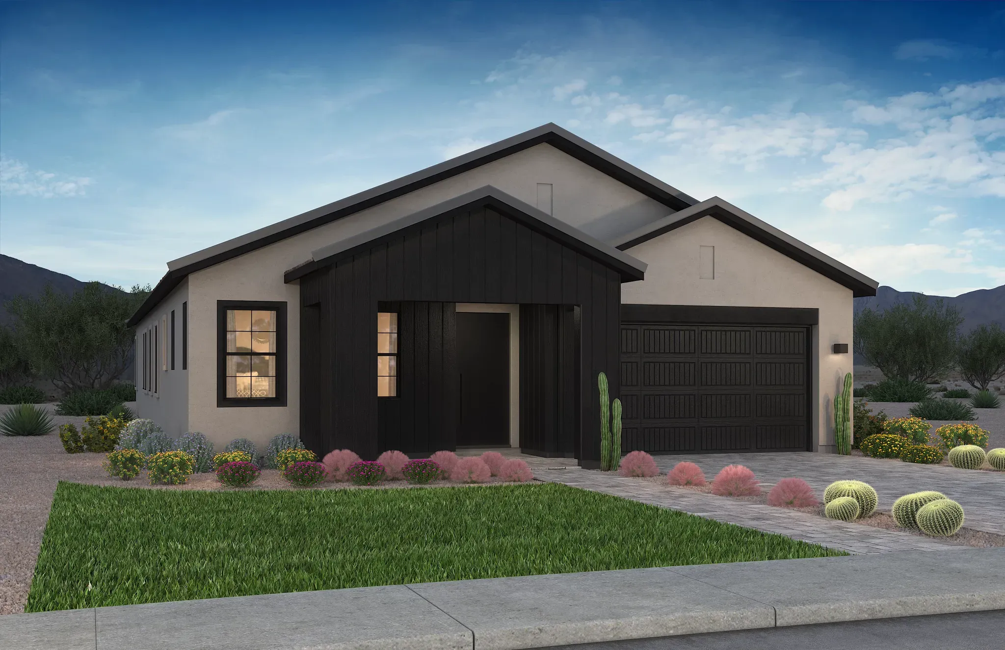 Plan 4034 Exterior W:Plan 4034 Exterior W