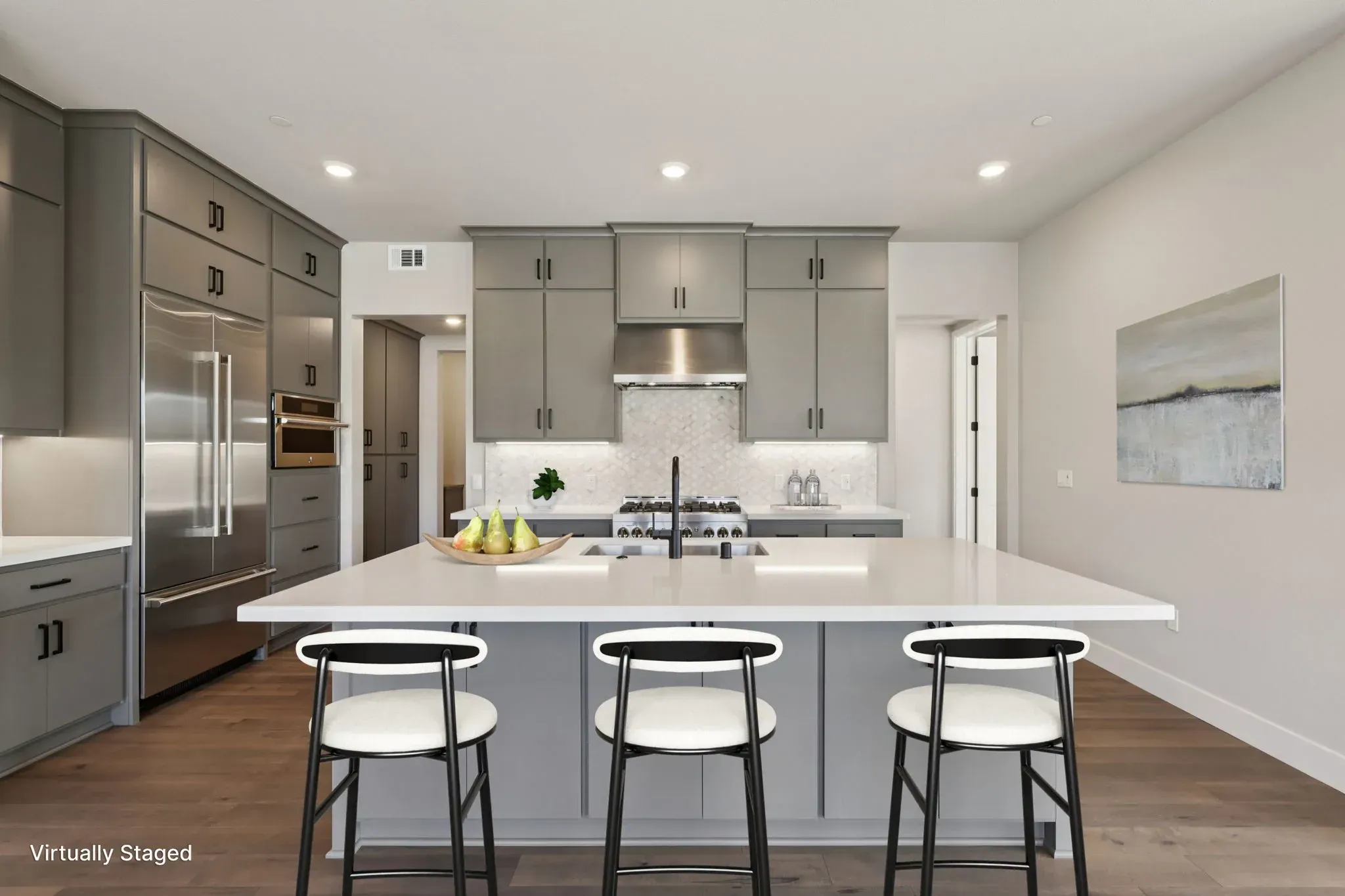 Rooftops Homesite 904 Kitchen Virtually Staged:Rooftops Homesite 904 Kitchen Virtually Staged