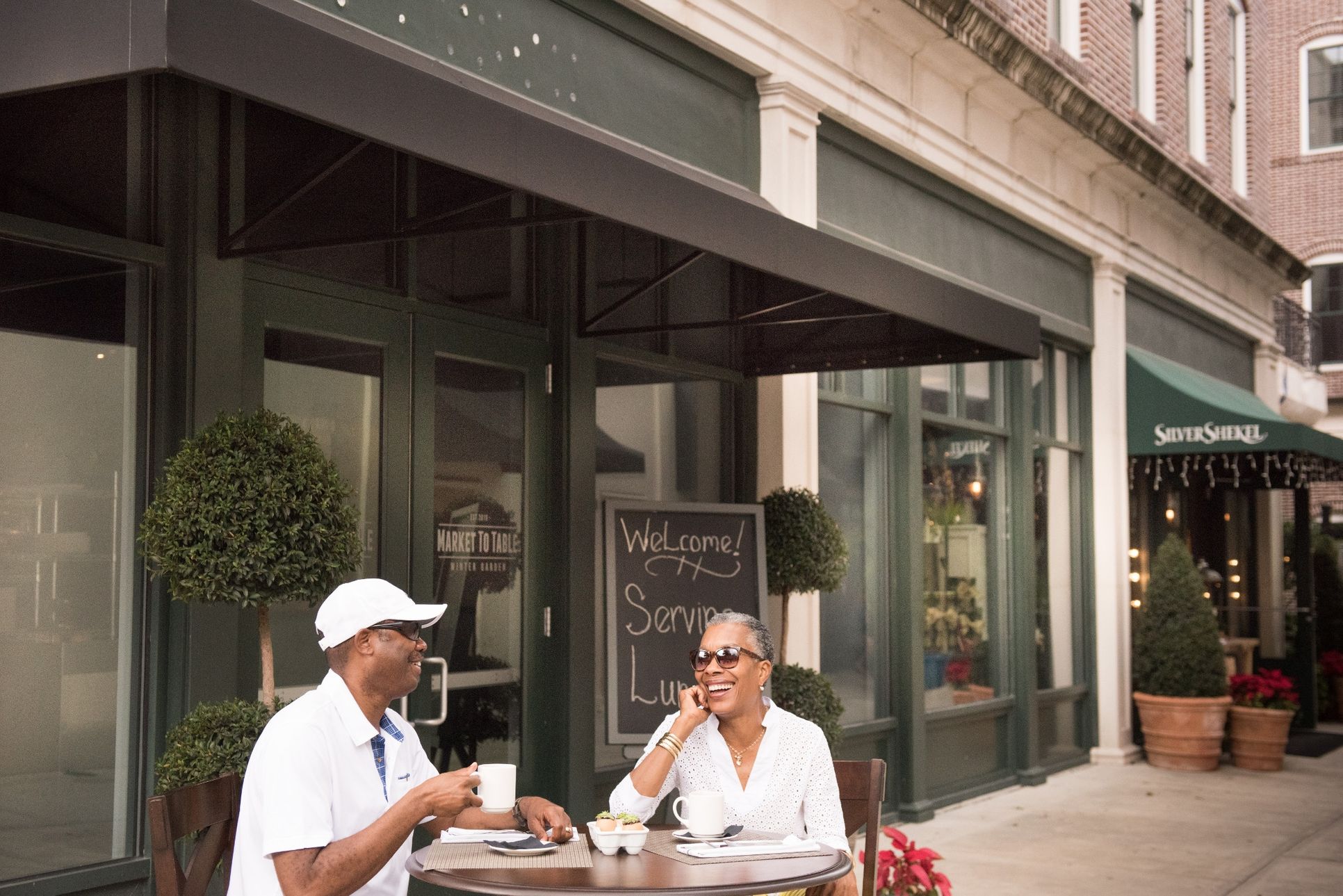Couple Enjoying Coffee