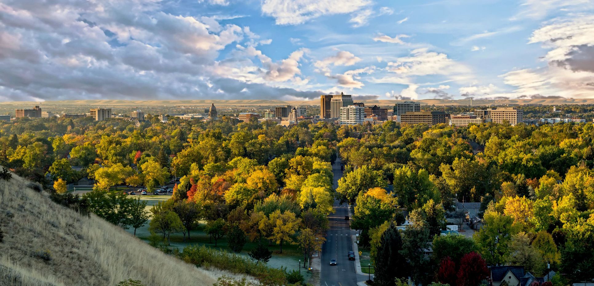 Aerial View of Downtown Boise