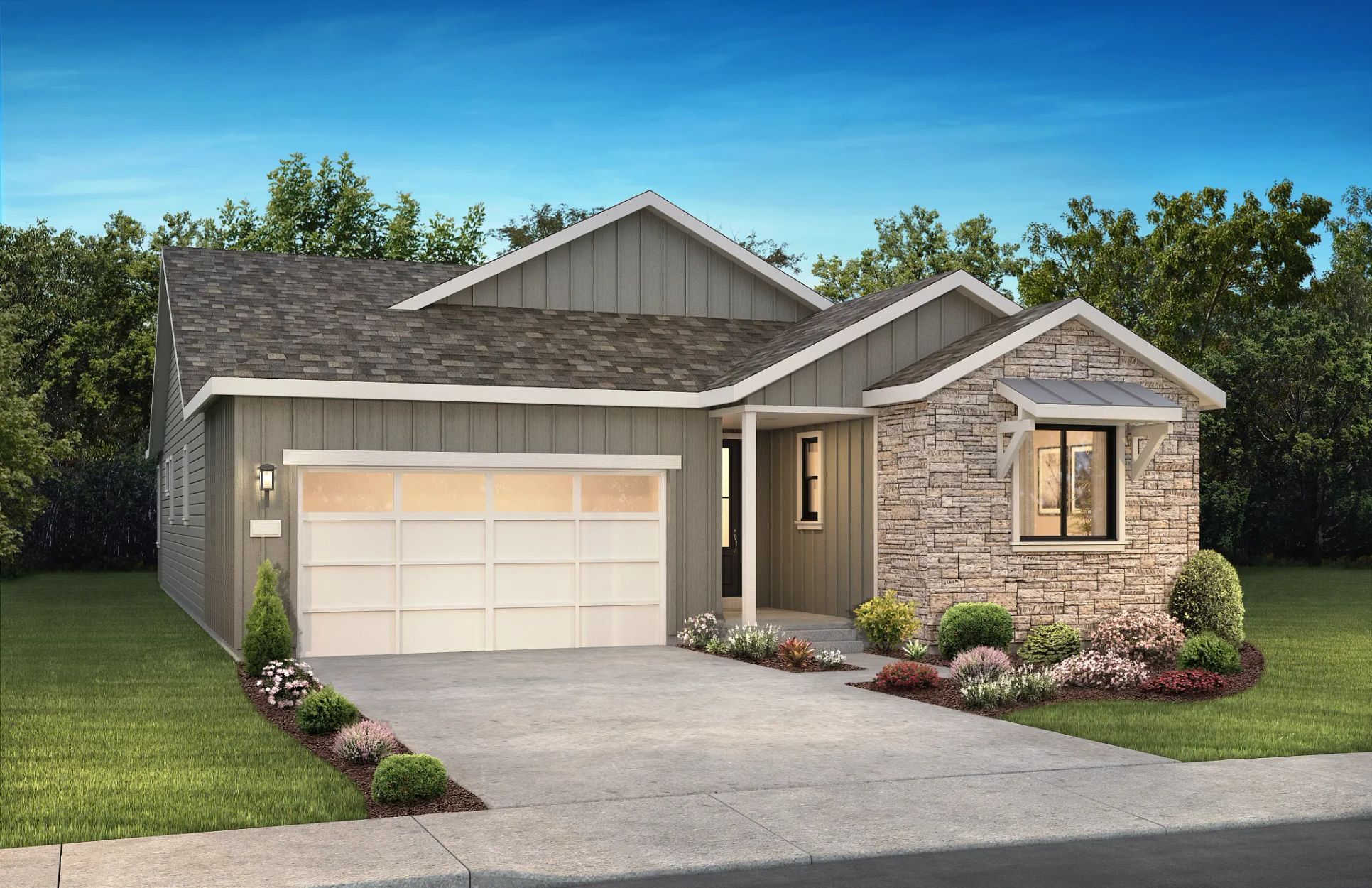 Solstice Stargaze Skywalk Exterior A:Exterior A: Modern Farmhouse