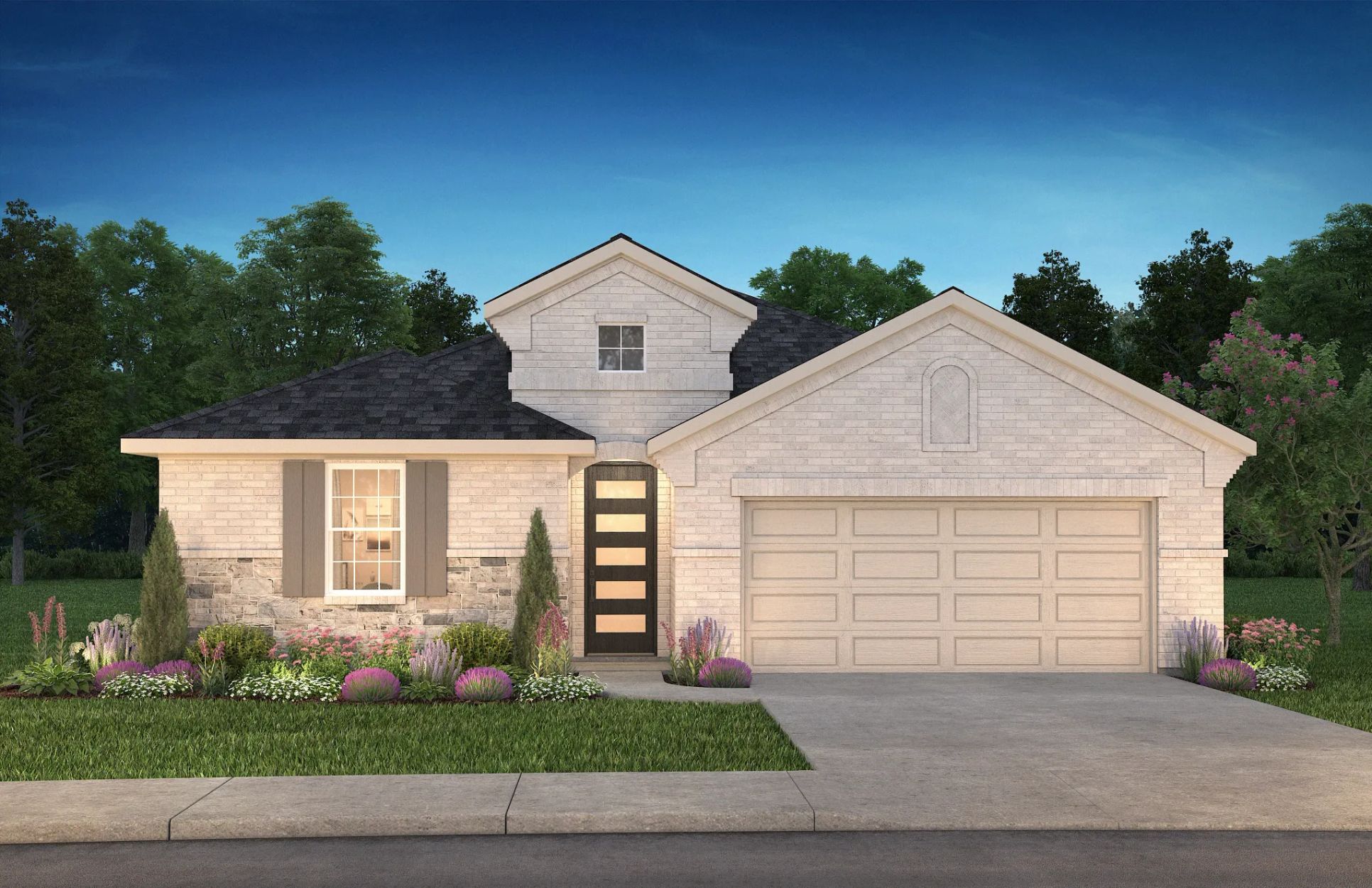 Plan 4046 elevation B rendering