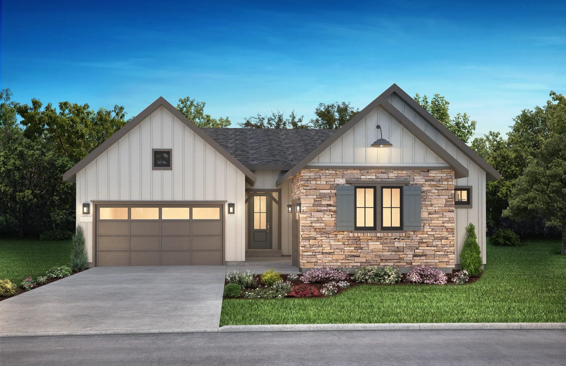 Solstice Reflection Tranquility Exterior A:Exterior A: Modern Farmhouse