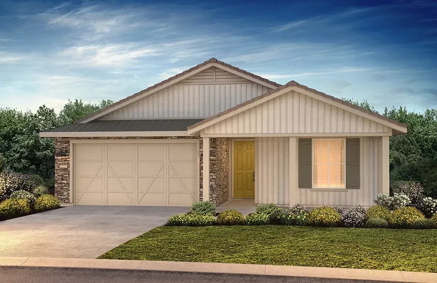 Exterior Rendering:Exterior Rendering of Home