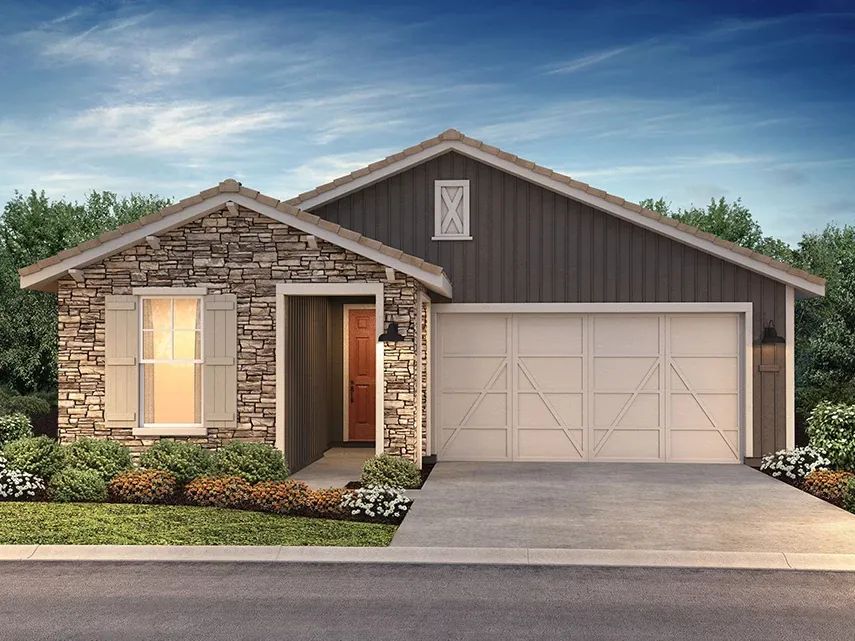 Exterior of Home:Exterior D of Flourish Floorplan