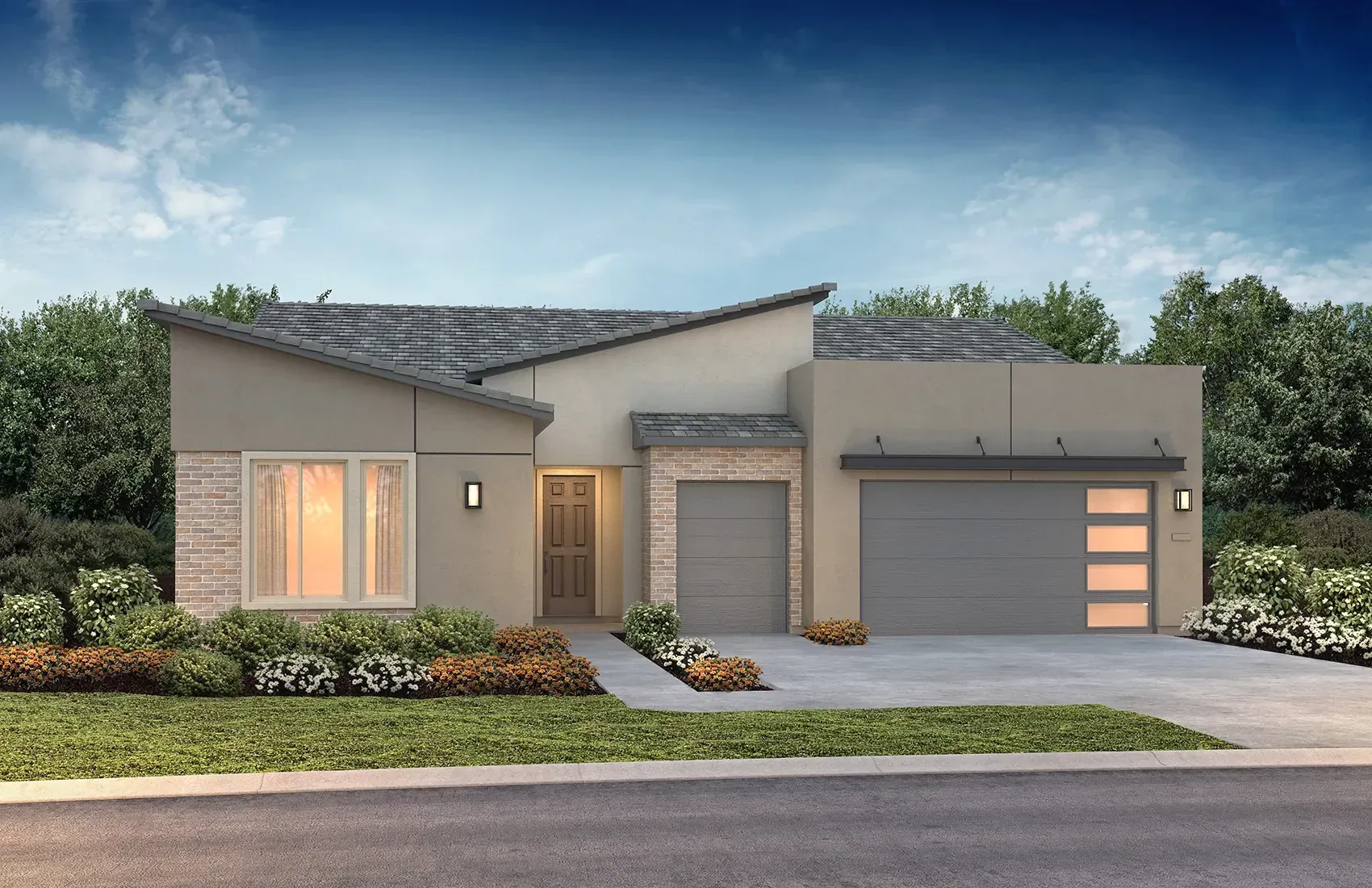 Exterior of Home:Liberty Exterior C, Color Scheme 8