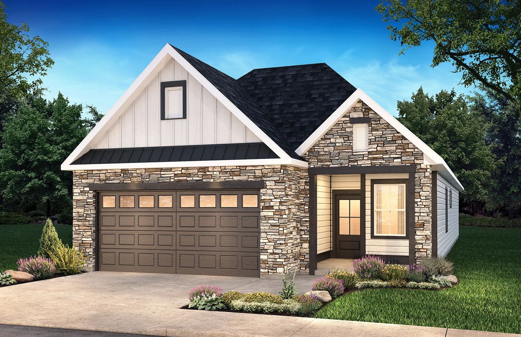 Trilogy Lake Norman Glory Exterior Blue Ridge:Ext G: Blue Ridge; Color Scheme: 40