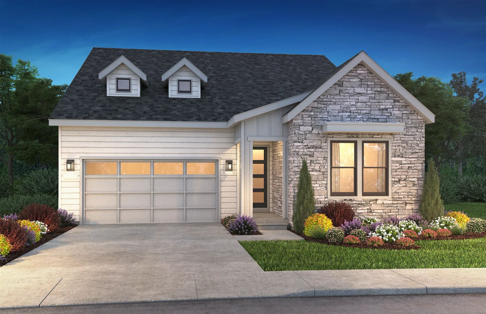 Lyric Legends Plan 4062 Stevie Exterior A:Stevie Plan - Exterior A