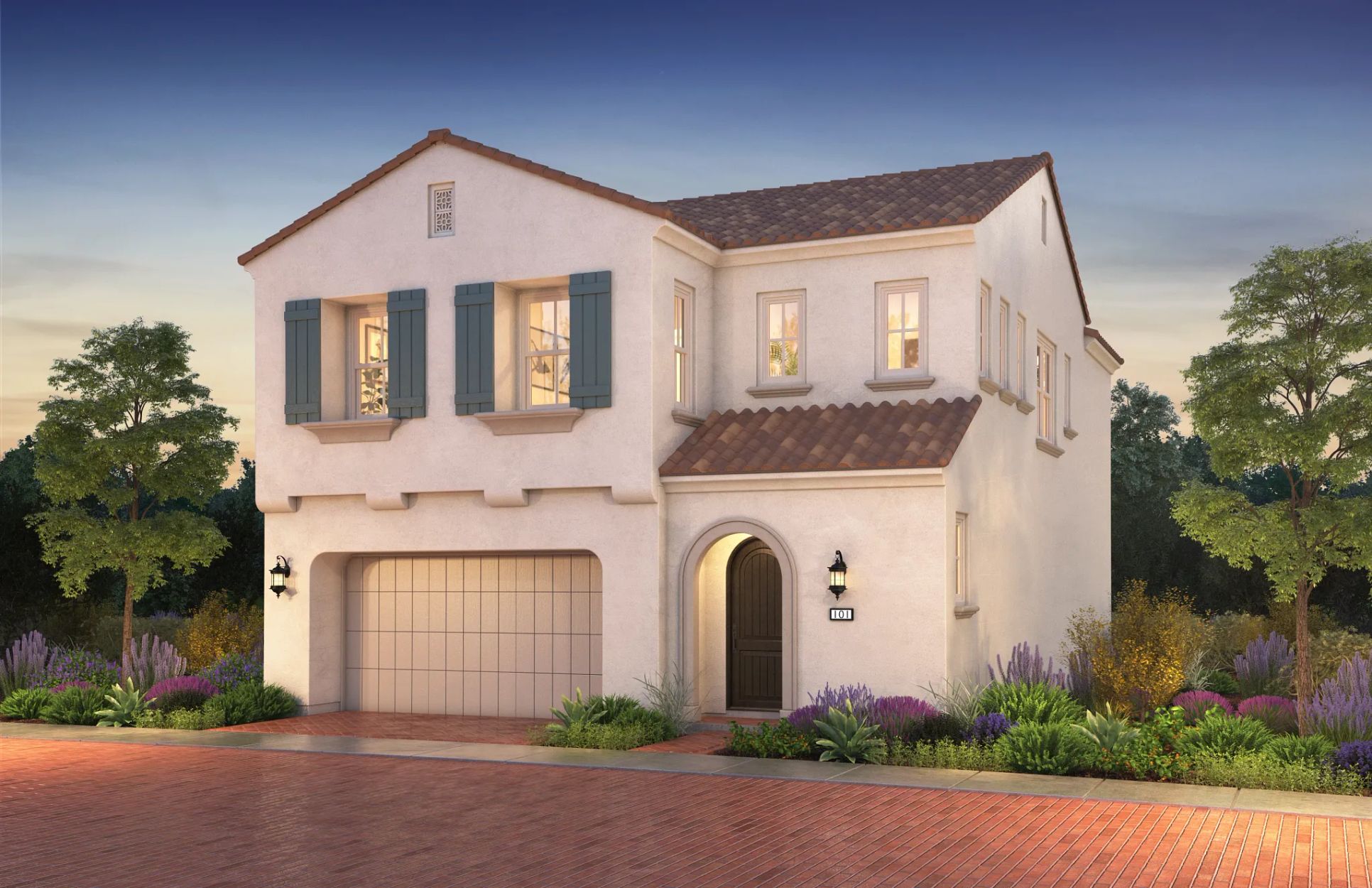 artist rendering of single family home:Exterior A
