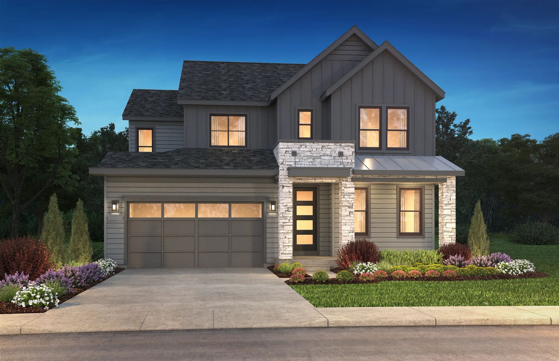 Lyric Legends Plan 4063 Halle Exterior A:Halle Plan - Exterior A