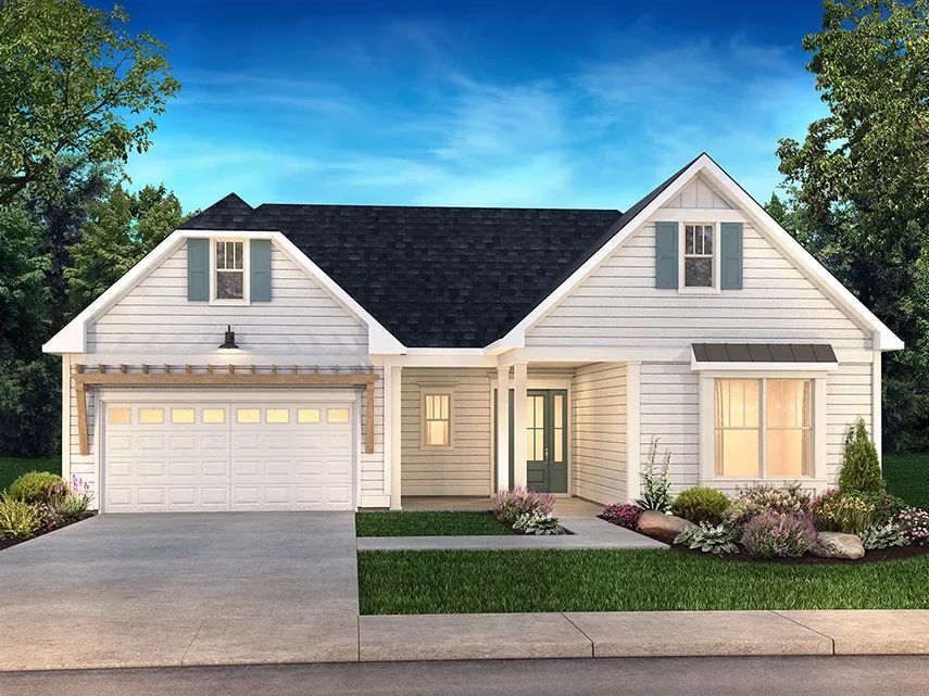 Trilogy Lake Norman Exterior Elevation: Coastal:Ext F: Coastal; Color Scheme 35