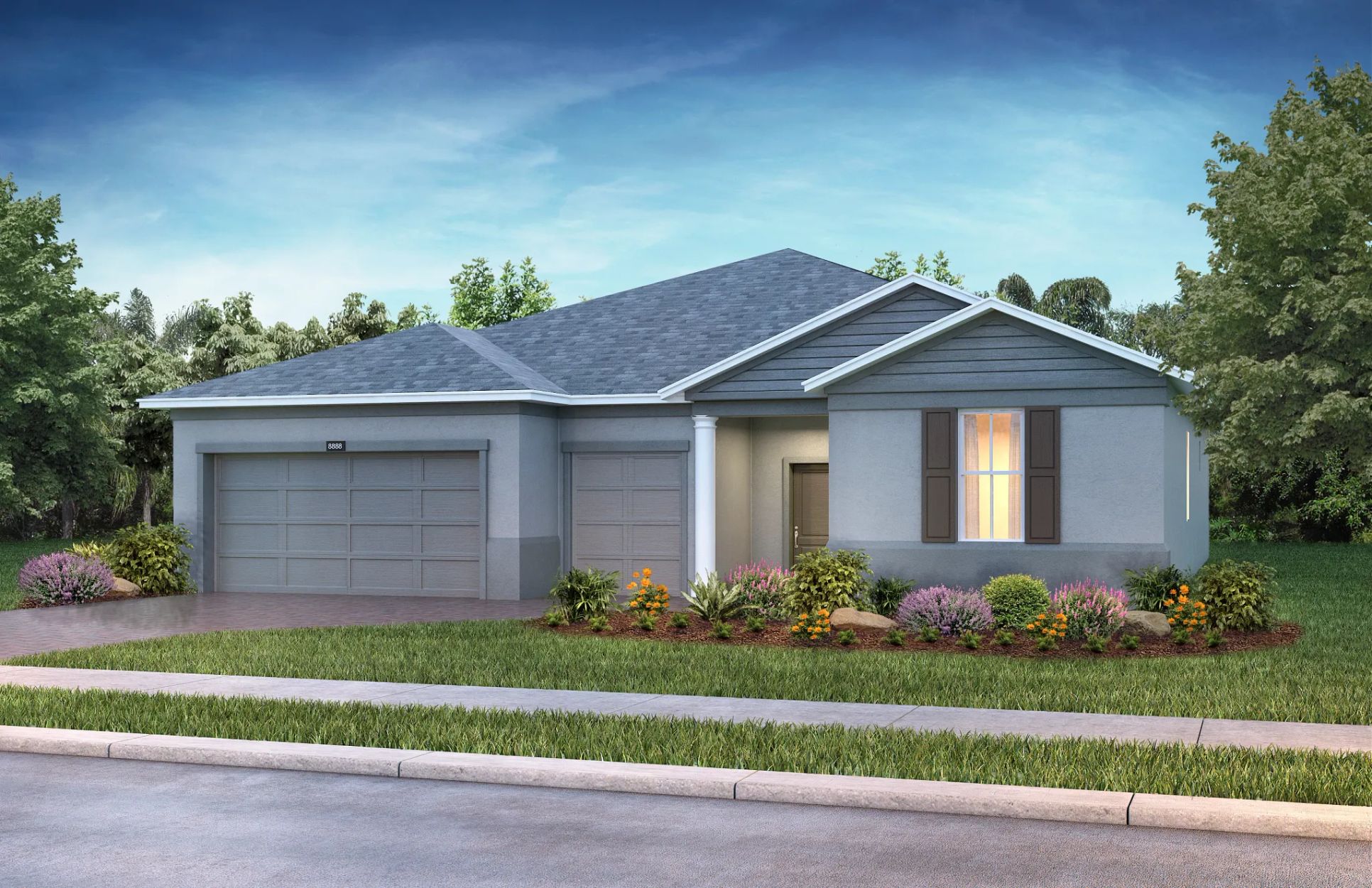 Excite Exterior B:Ext B: Neo-Classical; Color Scheme 1