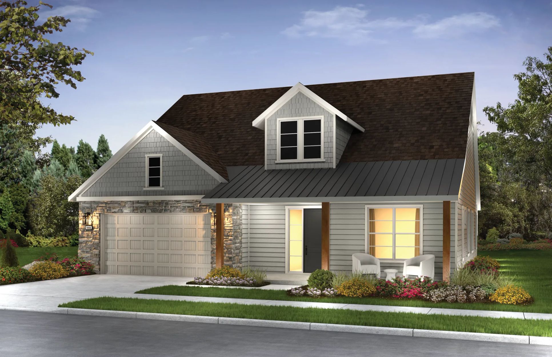 Trilogy at Lake Frederick Engage Exterior:Ext D: Contemp Cape Cod; Color