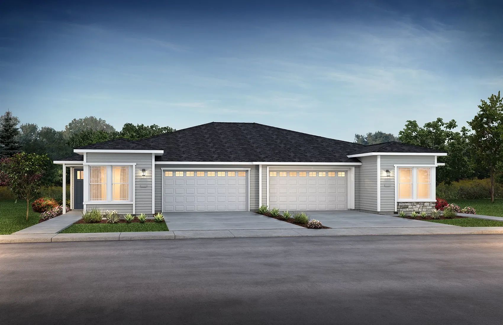 Trilogy Valor Duplex Exterior Evia - Evia:Left: Evia - Right: Evia, Color 3