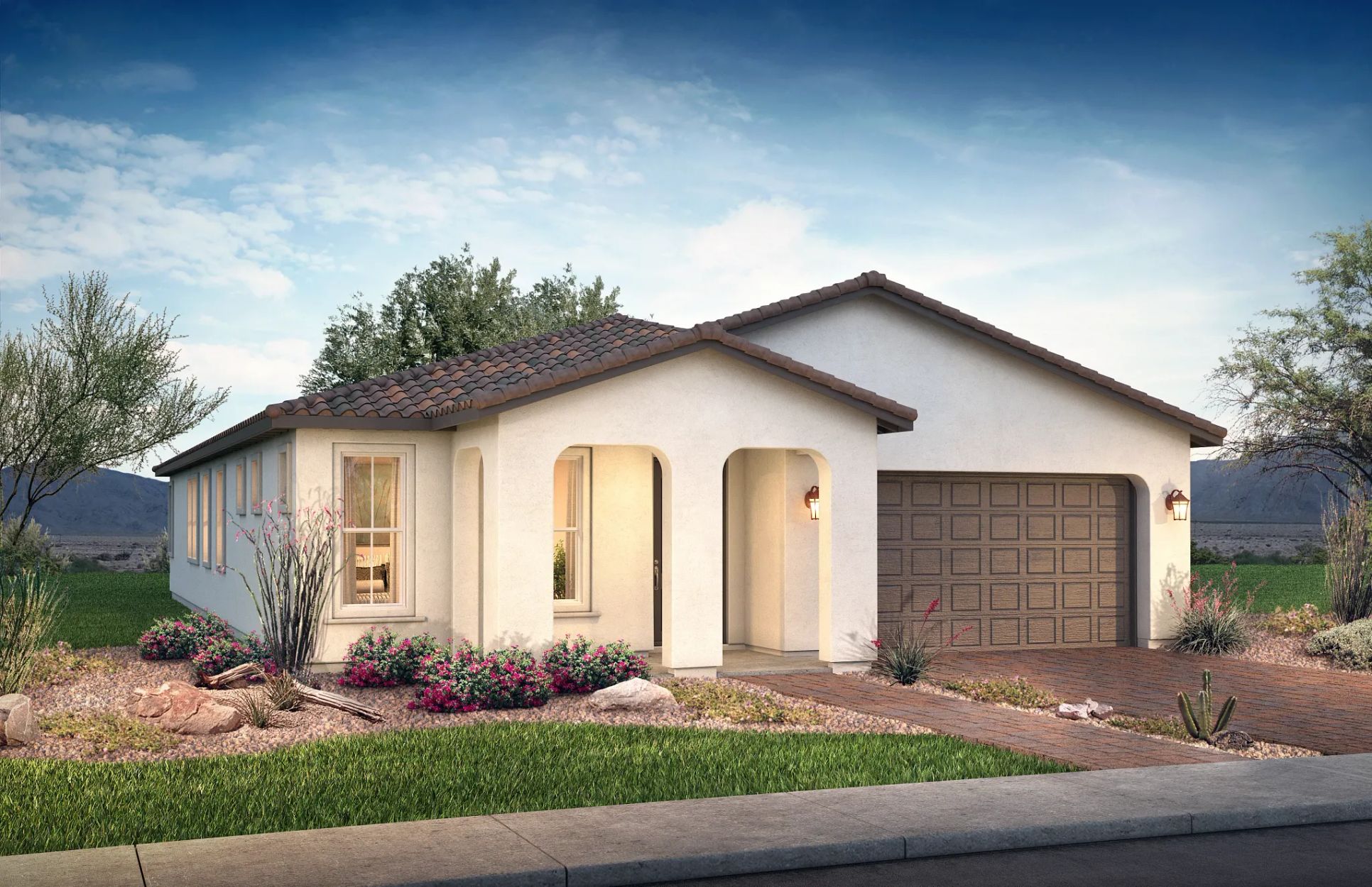 Plan 4024 Exterior A: Spanish:Exterior A: Spanish