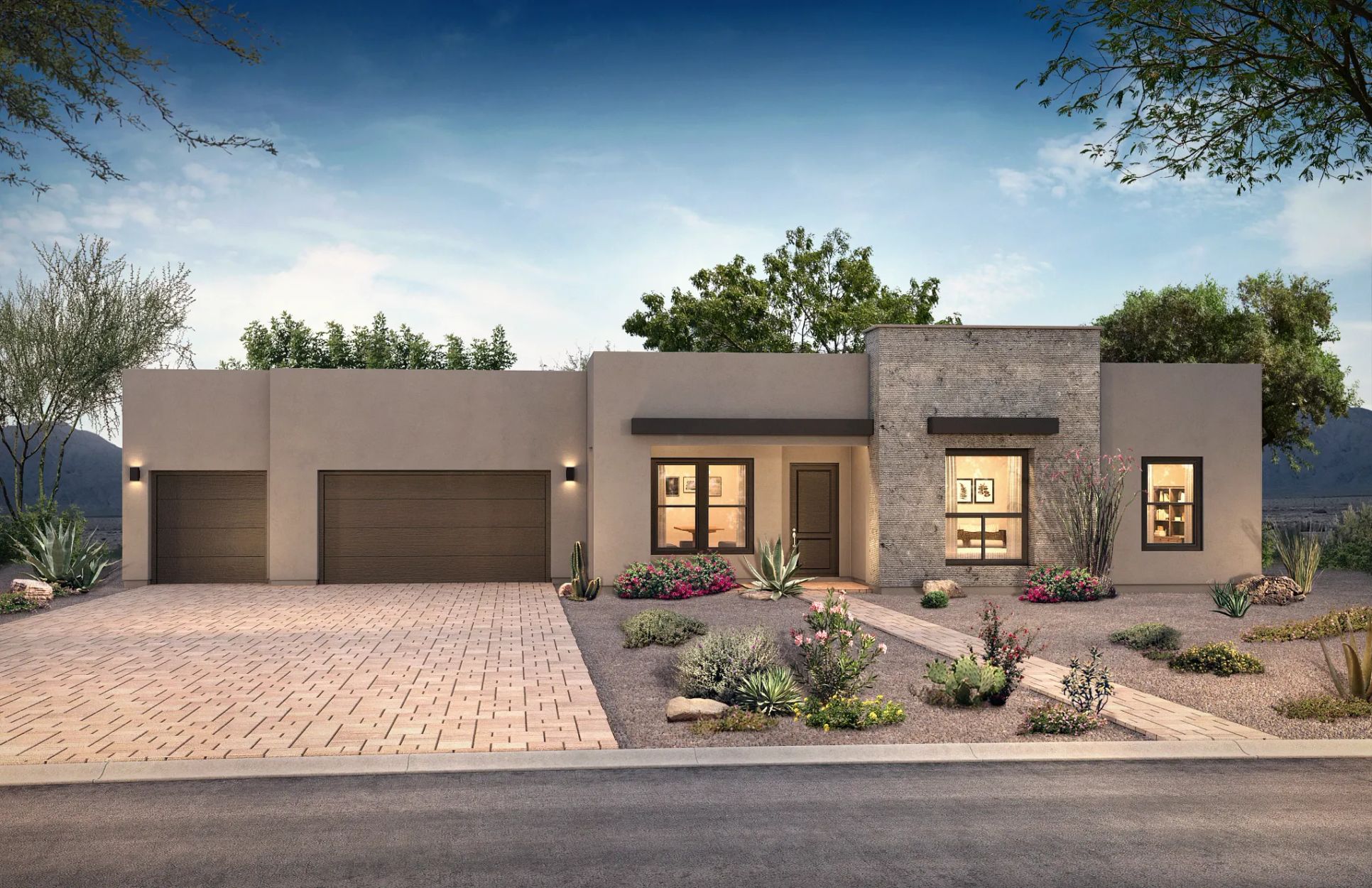 Exterior A: Desert Adobe:Exterior A: Desert Adobe