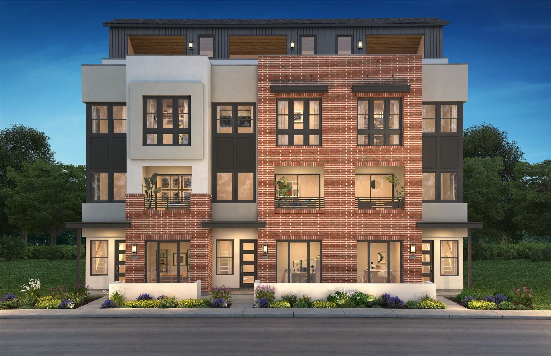 Rooftops 3-Plex
