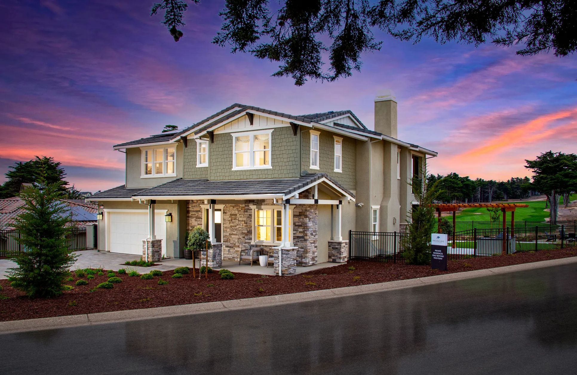 The Enclave Plan 1 Elevation C:The Enclave Plan 1 Elevation C