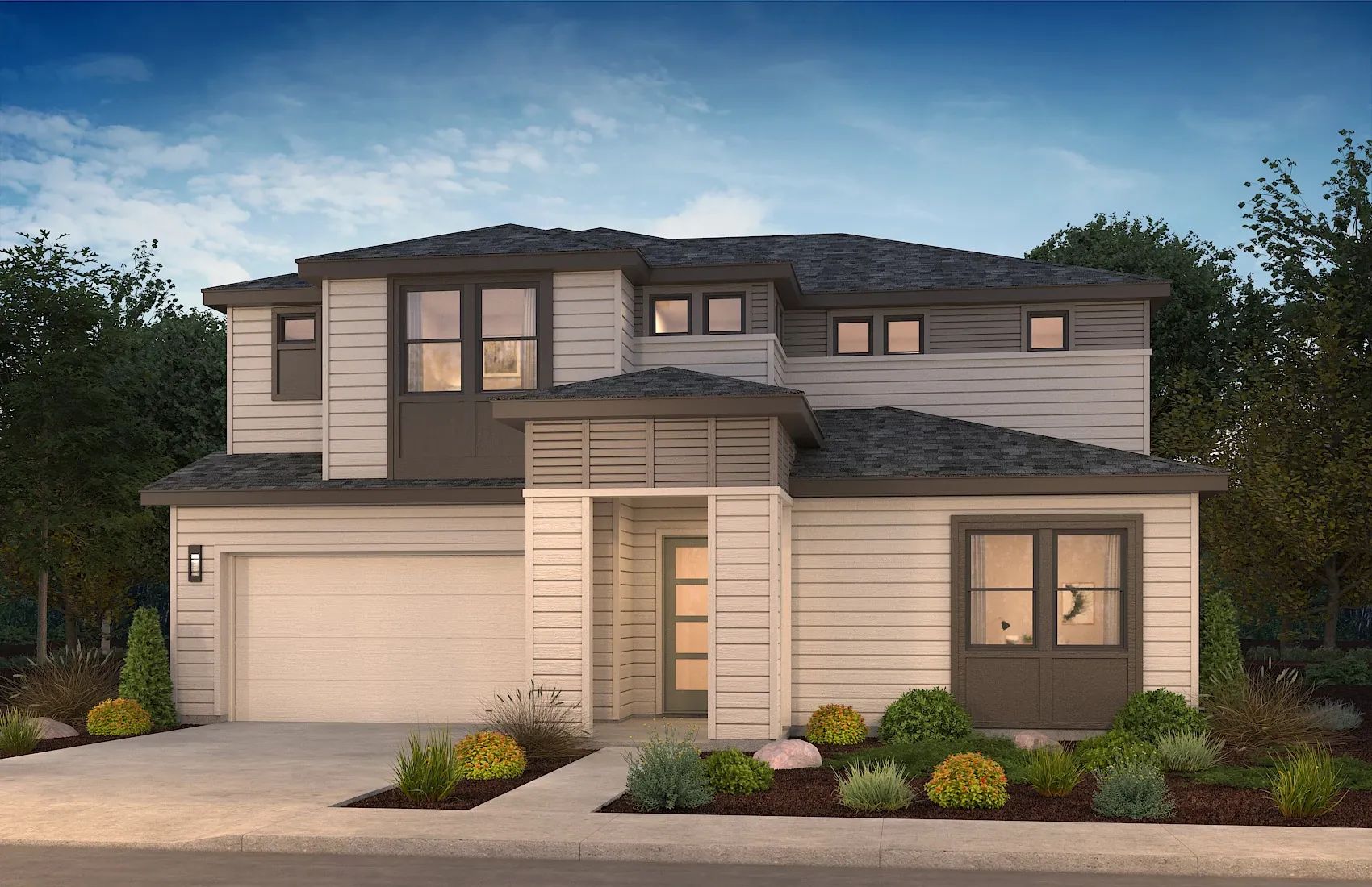 Sky House Plan 1 Elevation B:Sky House Plan 1 Elevation B