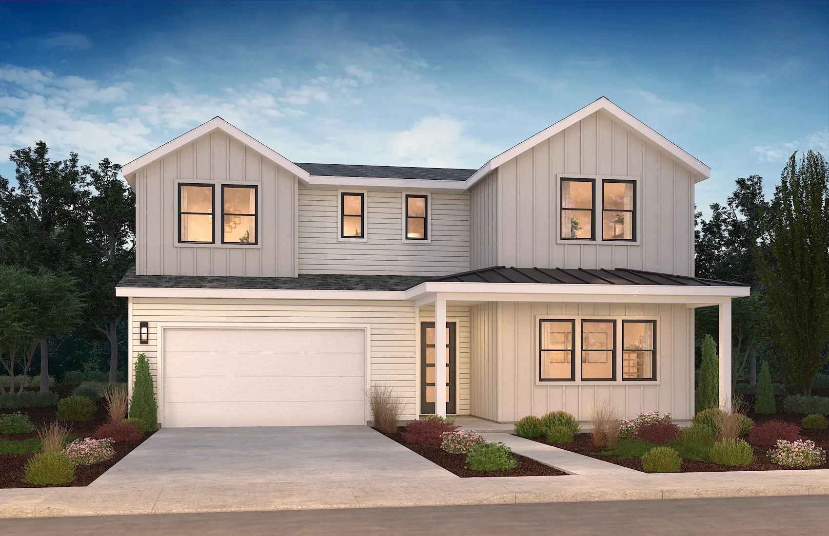 Sky House Plan 3 Elevation A:Sky House Plan 3 Elevation A