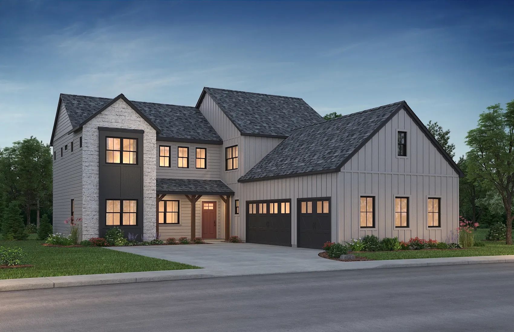 Douglass, Elevation B3