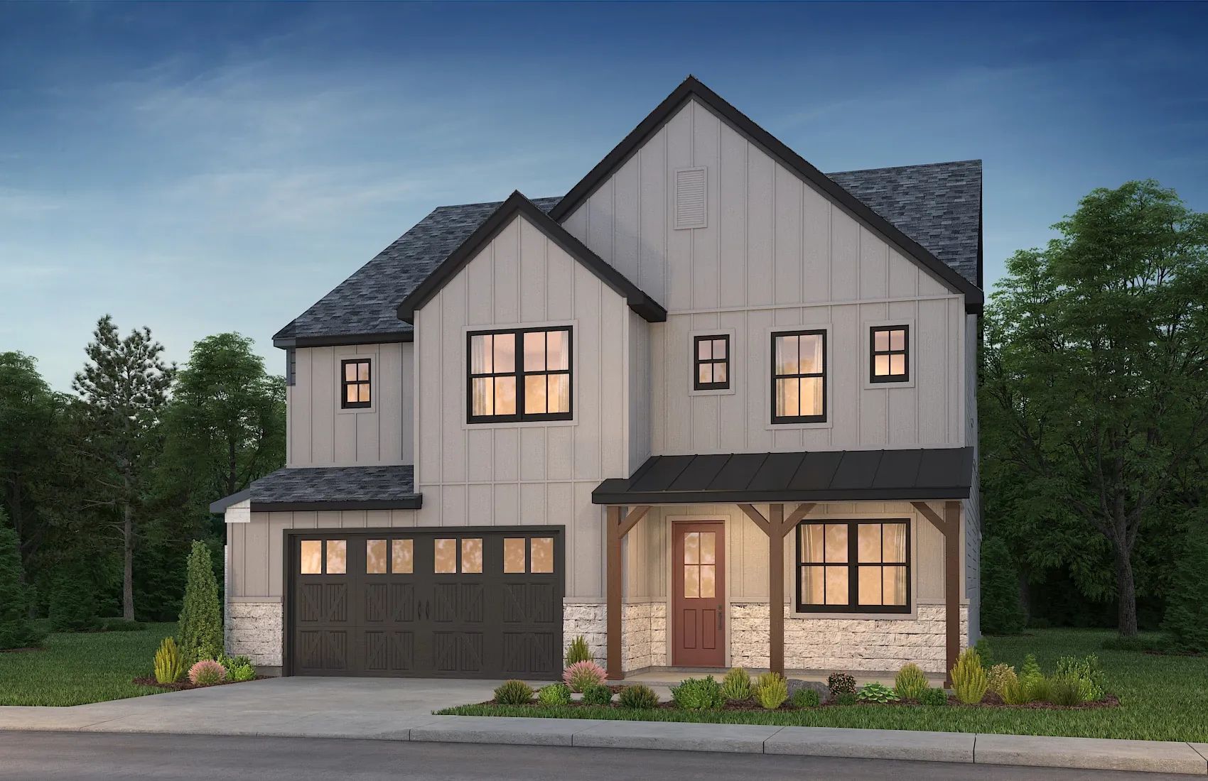 Kennedy Exterior Rendering, Amara Chase